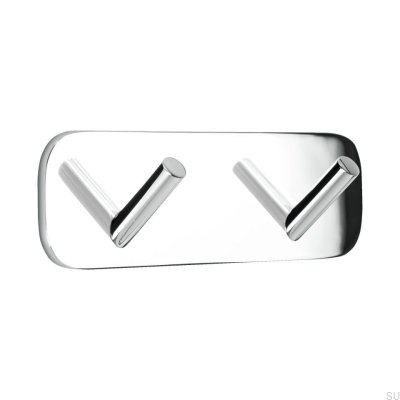 Wieszak ścienny Solid 2 Chrom polerowany