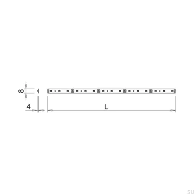 Pasek Ledowy Flexy HE CH 5000 24V/48W 3100K