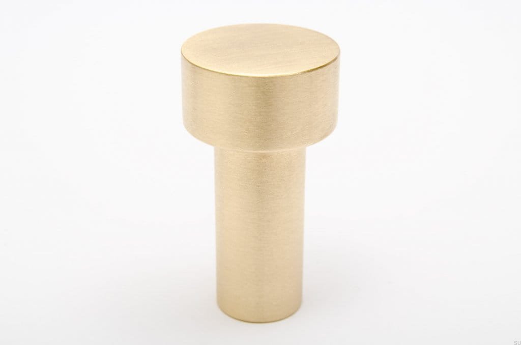 Wieszak Gałka Dot 55 mosiądz szczotkowany