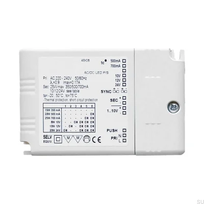 Sterownik Drikon 350-700mA/12-24V 