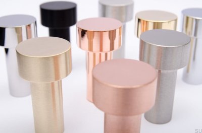 Wieszak ścienny Dot 55 Stalowy polerowany