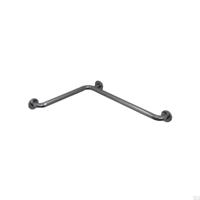 Poręcz prysznicowa kątowa pozioma Stalowa 