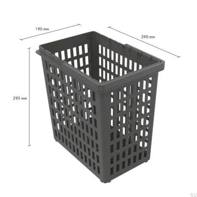 Pojemnik na odpady organiczne Hero Ciemnoszary