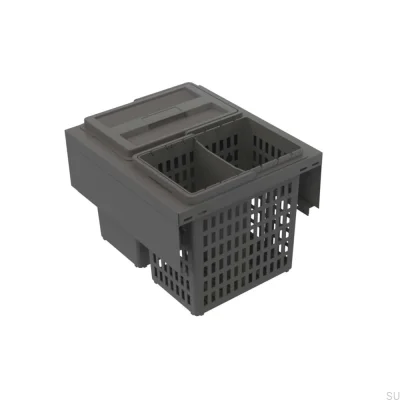 System pojemników do segregacji odpadów Trend 400 Eco Ciemnoszary