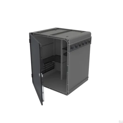 Szafka na leki 1402 Ciemnoszara