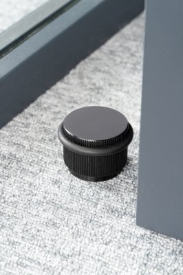 Stopka Stoper do drzwi podłogowy Arpa Czarny