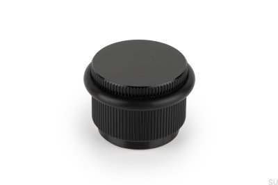 Stopka Stoper do drzwi podłogowy Arpa Czarny