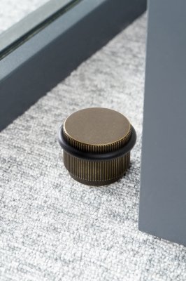 Stopka Stoper do drzwi podłogowy Arpa Rustykalne Złoto