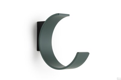 Wieszak ścienny Birdd Czarny Mat Zielony Eco