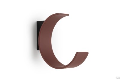 Wieszak ścienny Birdd Czarny Mat Czerwony Eco