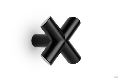 Wieszak ścienny Equis Metalowy Czarny Mat Eco