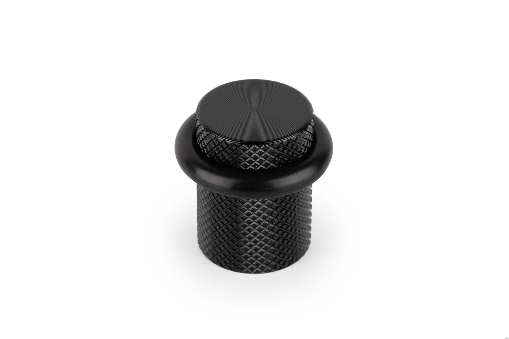 8009027L30--Stopka-Stoper-do-drzwi-podłogowy-Graf-Aluminiowy-Czarny-Szczotkowany-Viefe-Skandynawskie-Uchwyty_1