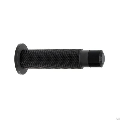 Stopka Stoper do drzwi naścienny Dexter Aluminiowy Czarny Matowy
