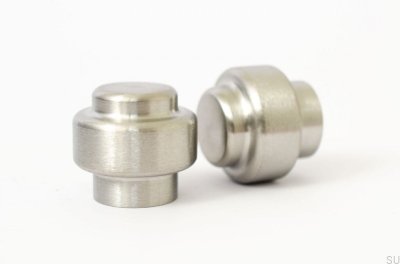 Gałka meblowa Wieszak ścienny Hip 30 Stalowy szczotkowany