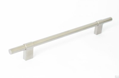 Uchwyt meblowy podłużny Line Big 224 Szczotkowana stal nierdzewna