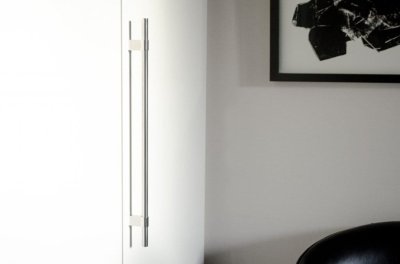 Uchwyt meblowy podłużny Line Big 342 Polerowana stal nierdzewna