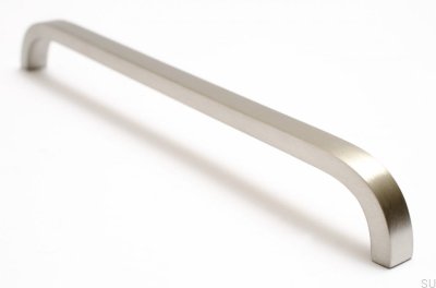 Uchwyt meblowy podłużny Slim 224 Srebrny Stalowy Szczotkowany