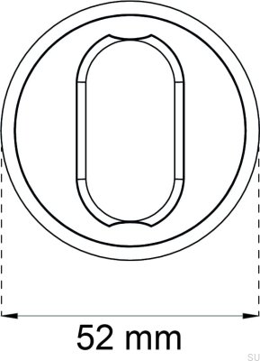 Pierścień cylindryczny Universal Chrom Polerowany Standard Skandynawski