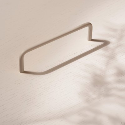 Uchwyt meblowy podłużny Thread 128 Metalowy Greige