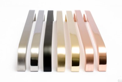 Uchwyt meblowy Slim 432 Srebrny Stalowy Polerowany