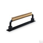 157147SP--Uchwyt-meblowy-podłużny-Asissi-Stitched-128-Czarny-Mat-z-Jasną-Brązową-Skórą-Teofils-Skandynawskie-Uchwyty_1