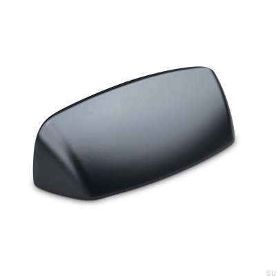 Uchwyt meblowy muszlowy Pescara 64 Metalowy Czarny Mat