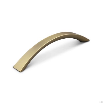 Uchwyt meblowy podłużny Terni 128 Złoty Szczotkowany