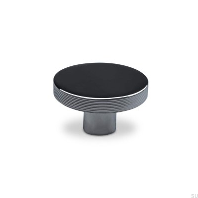 Gałka meblowa Monza Stripe 42 Chrom Polerowany