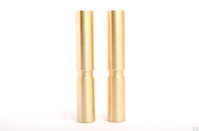 Cylinder 170 Noga do mebli Mosiężna Szczotkowana Nielakierowana