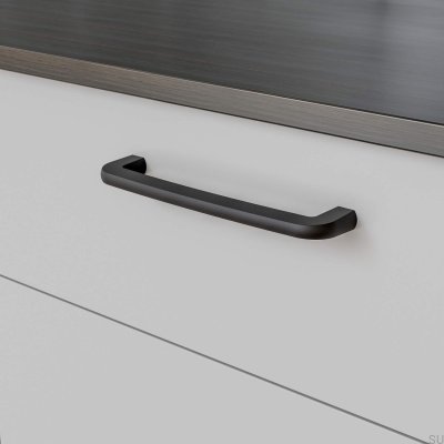 Uchwyt meblowy podłużny Visby 192 Metalowy Czarny Mat