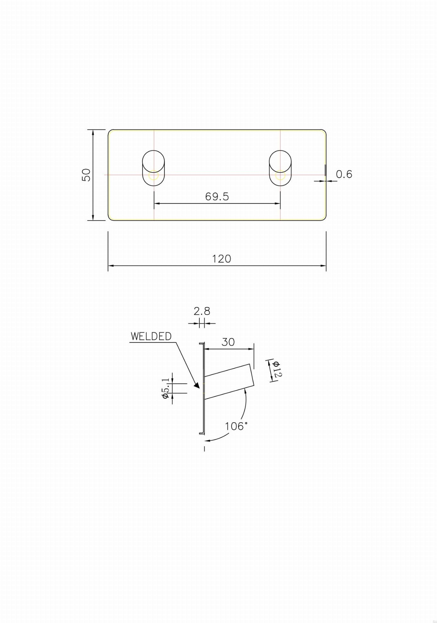 17000040--Wieszak-ścienny-Nantes-120-2-Metalowy-Czarny-Mat-Theofils-Skandynawskie-Uchwyty_2