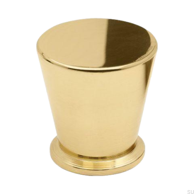 Gałka meblowa Torp Złota Mosiężna Polerowana Nielakierowana