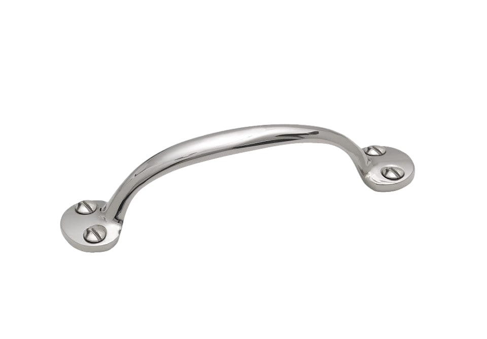 Zdjęcie przedstawia uchwyt meblowy podłużny z serii 1690 z niklu od Beslag Design