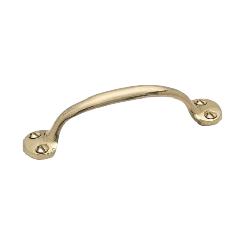 Zdjęcie przedstawia uchwyt meblowy podłużny z serii 1690 mosieżny od Beslag Design