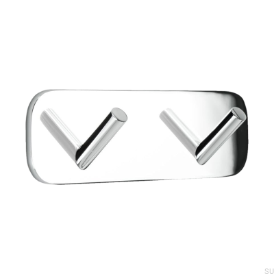 Wieszak ścienny Solid 2 Chrom polerowany