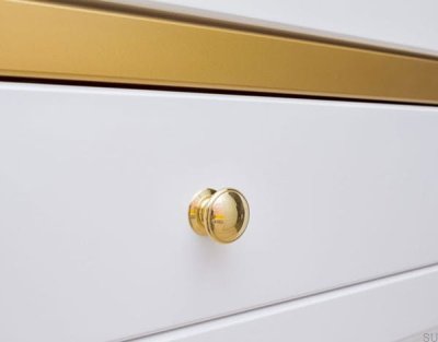 Gałka Meblowa 24466 (30) Mosiężna Polerowana