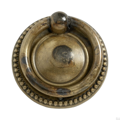 Uchwyt meblowy okrągły Ring 106 41 Antyczny brąz