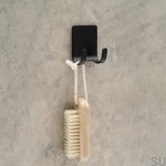 606077-21 Uchwyt na maszynkę do golenia Base Stalowy Czarny Mat