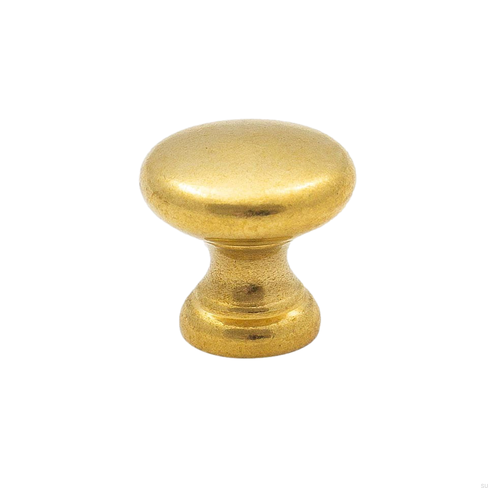 Gałka meblowa 411 17 Złota mosiężna nielakierowana zdjęcie