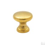 Gałka meblowa 411 17 Złota mosiężna nielakierowana zdjęcie