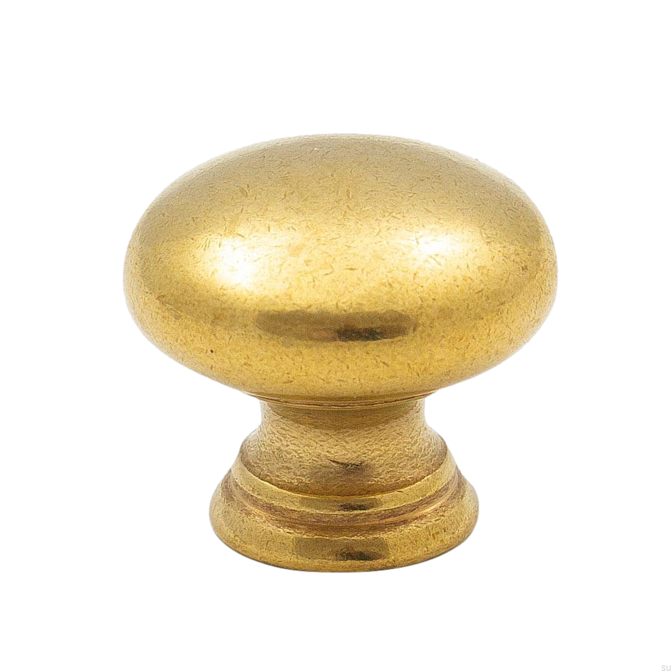 Gałka meblowa 411 24 Złota mosiężna nielakierowana zdjęcie