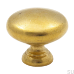 Gałka meblowa 411 32 Złota mosiężna nielakierowana zdjęcie
