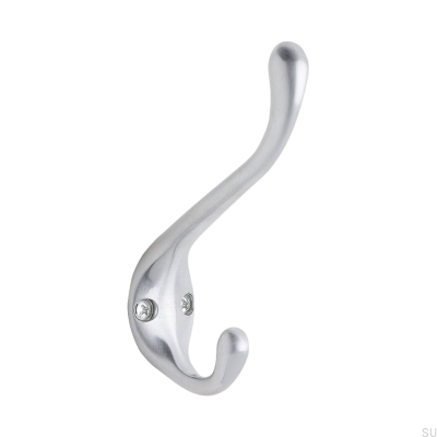 Wieszak ścienny Lagan Chrom szczotkowany