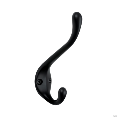 Wieszak ścienny Lagan Metalowy czarny