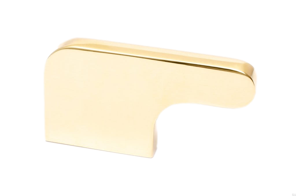 Uchwyt meblowy Soft Cut mosiężny polerowany