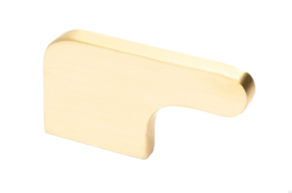 Uchwyt meblowy Soft Cut mosiężny szczotkowany