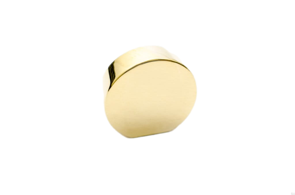 Gałka meblowa Globe 20 mosiądz polerowany