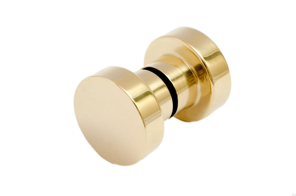 Gałka do drzwi Dot 30 mosiadz polerowany