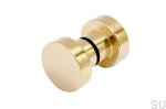 Gałka do drzwi Dot 30 mosiadz polerowany