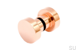 Dot 30 gałka drzwiowa miedź polerowana